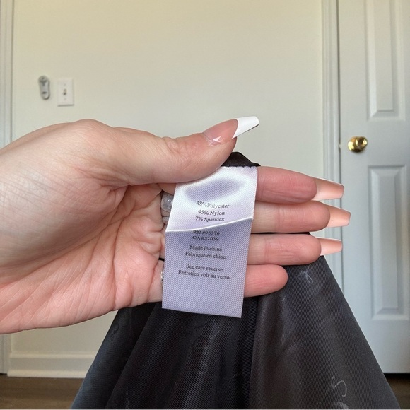 Samuel Dong Black Balloon Gown Small - Picture 9 of 9